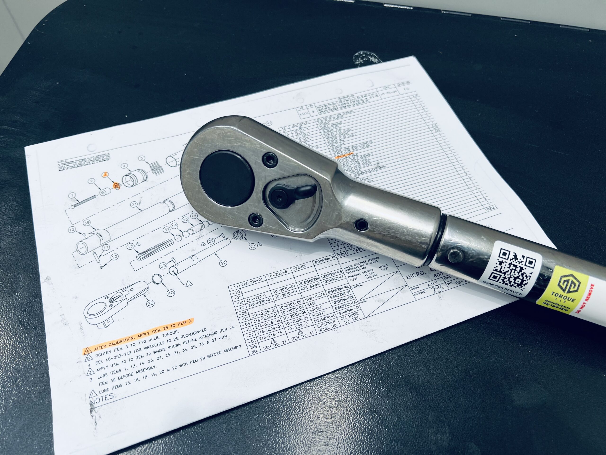 Torque Wrench Repairs