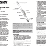 Husky digital torque wrench manual showing manufacturer usage instructions and safety warnings