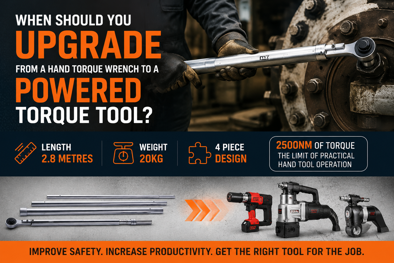 When Should You Upgrade from a Hand Torque Wrench to a Powered Torque Tool?