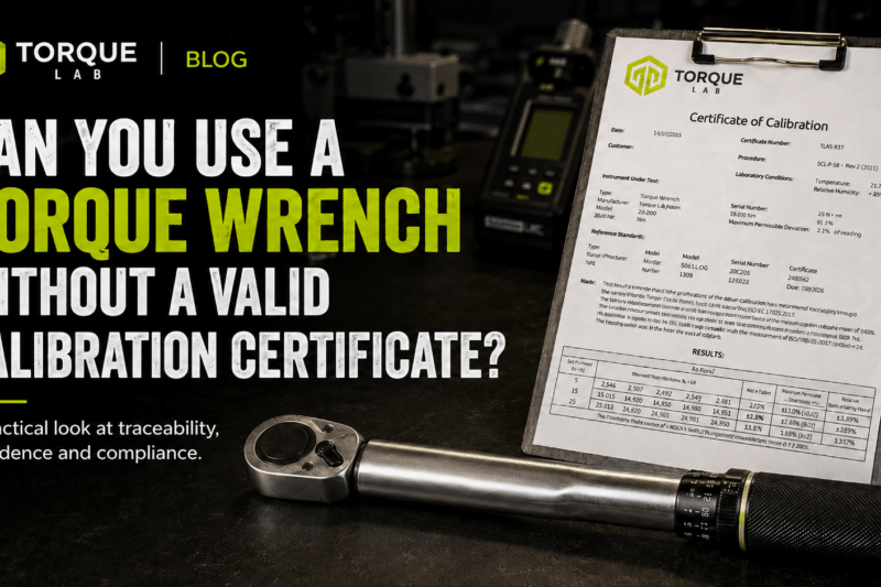 Can You Use a Torque Wrench Without a Valid Calibration Certificate?