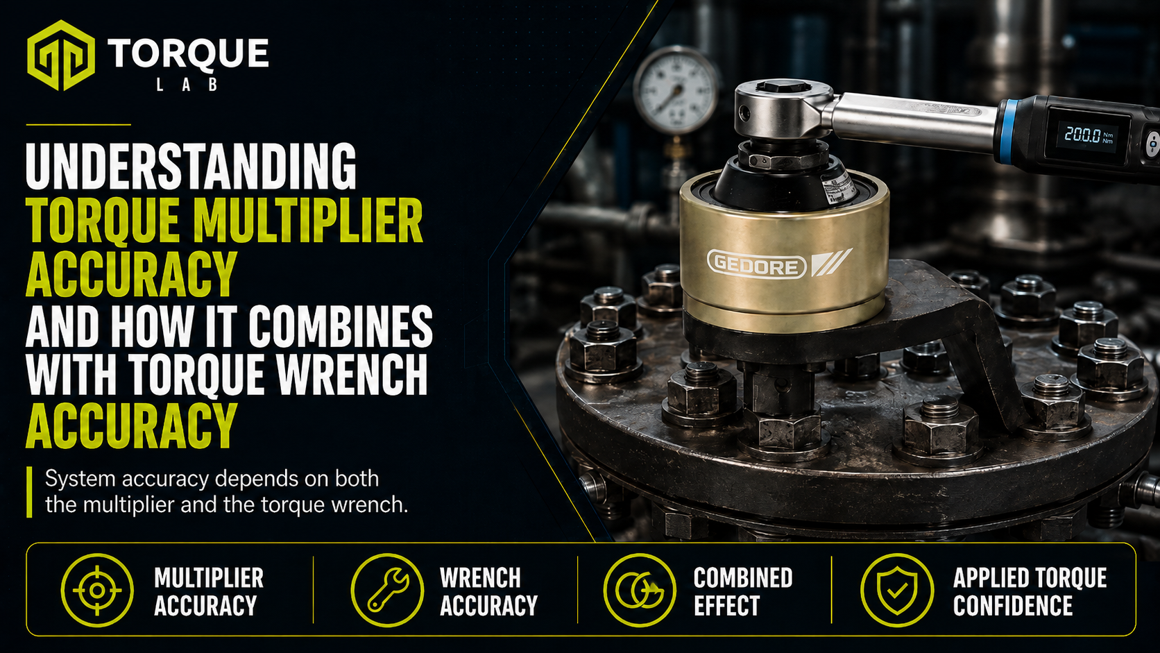 Understanding Torque Multiplier Accuracy and How It Combines with Torque Wrench Accuracy