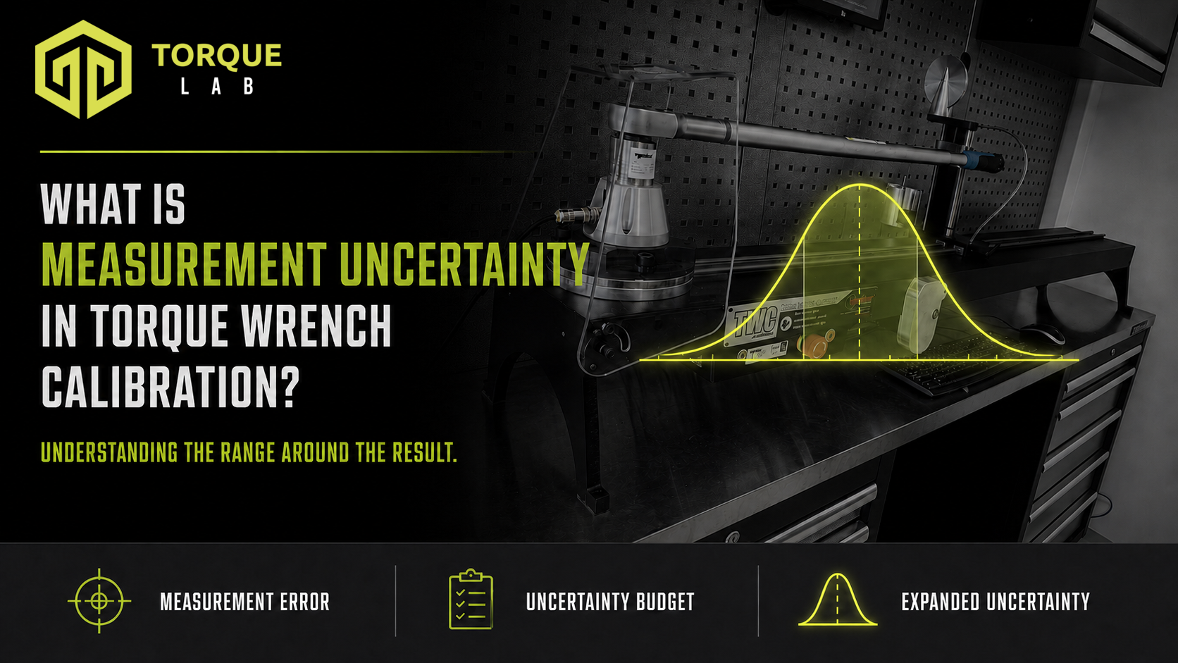 Torque calibration system illustrating measurement uncertainty in torque wrench calibration
